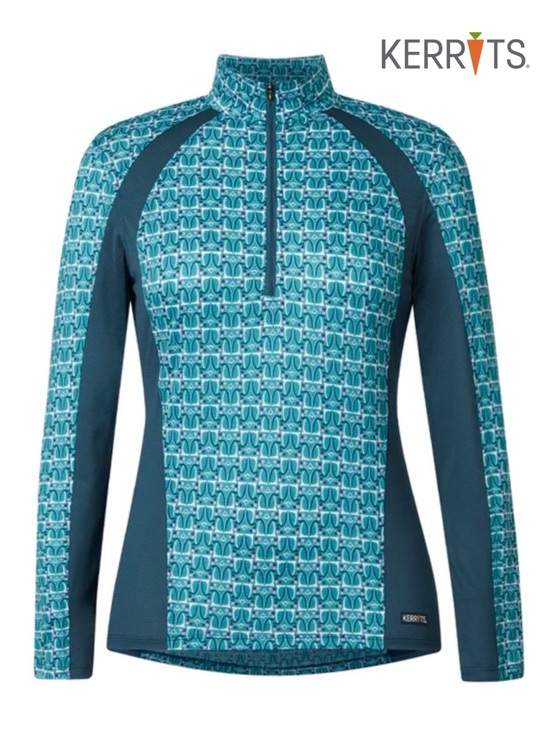 Kerrits Tops - NWOT Kerrits Always Cool IceFil®️L/S 1/2 Zip Top